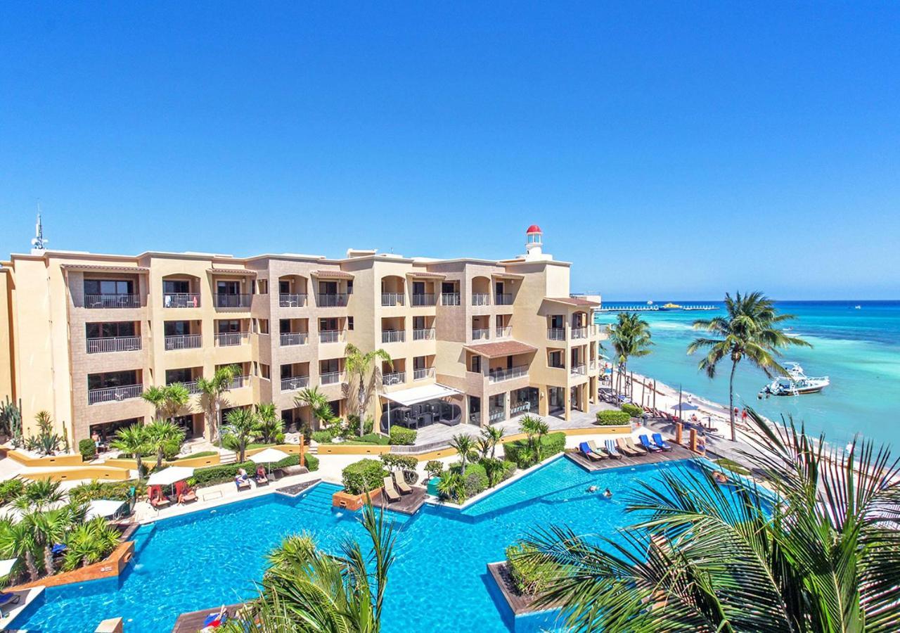 Condo Surf 405 - Luxury Oceanview Beachfront 3 Bedroom With Gym - At El Faro Condos Плайя-дель-Кармен Екстер'єр фото