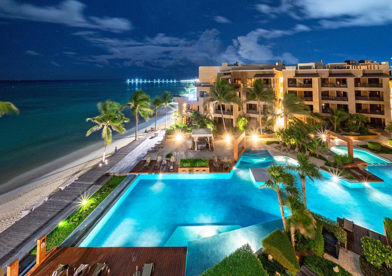 Condo Surf 405 - Luxury Oceanview Beachfront 3 Bedroom With Gym - At El Faro Condos Плайя-дель-Кармен Екстер'єр фото