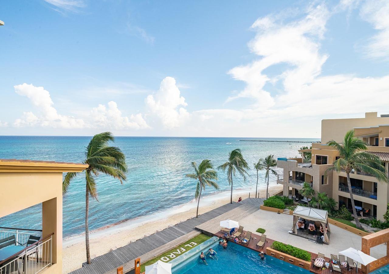 Condo Surf 405 - Luxury Oceanview Beachfront 3 Bedroom With Gym - At El Faro Condos Плайя-дель-Кармен Екстер'єр фото