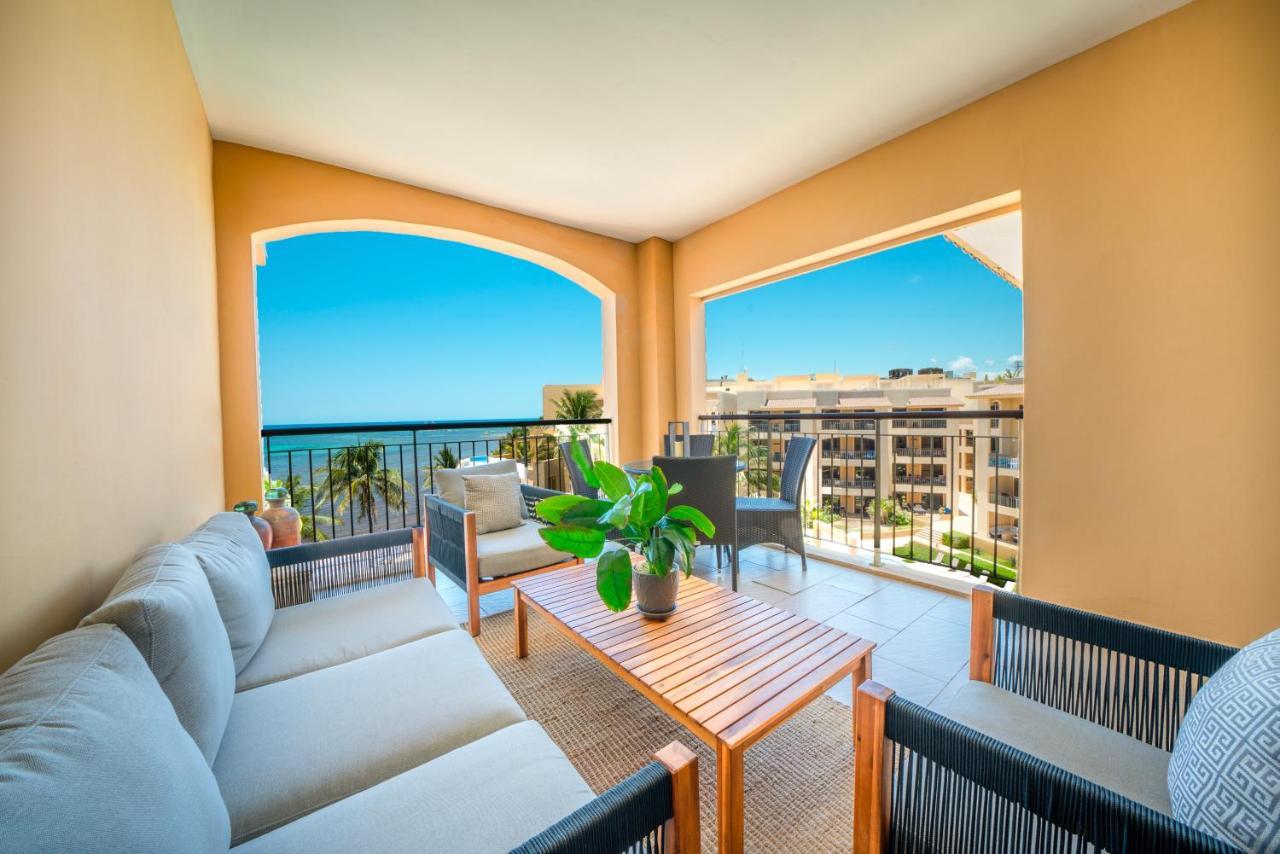 Condo Surf 405 - Luxury Oceanview Beachfront 3 Bedroom With Gym - At El Faro Condos Плайя-дель-Кармен Екстер'єр фото